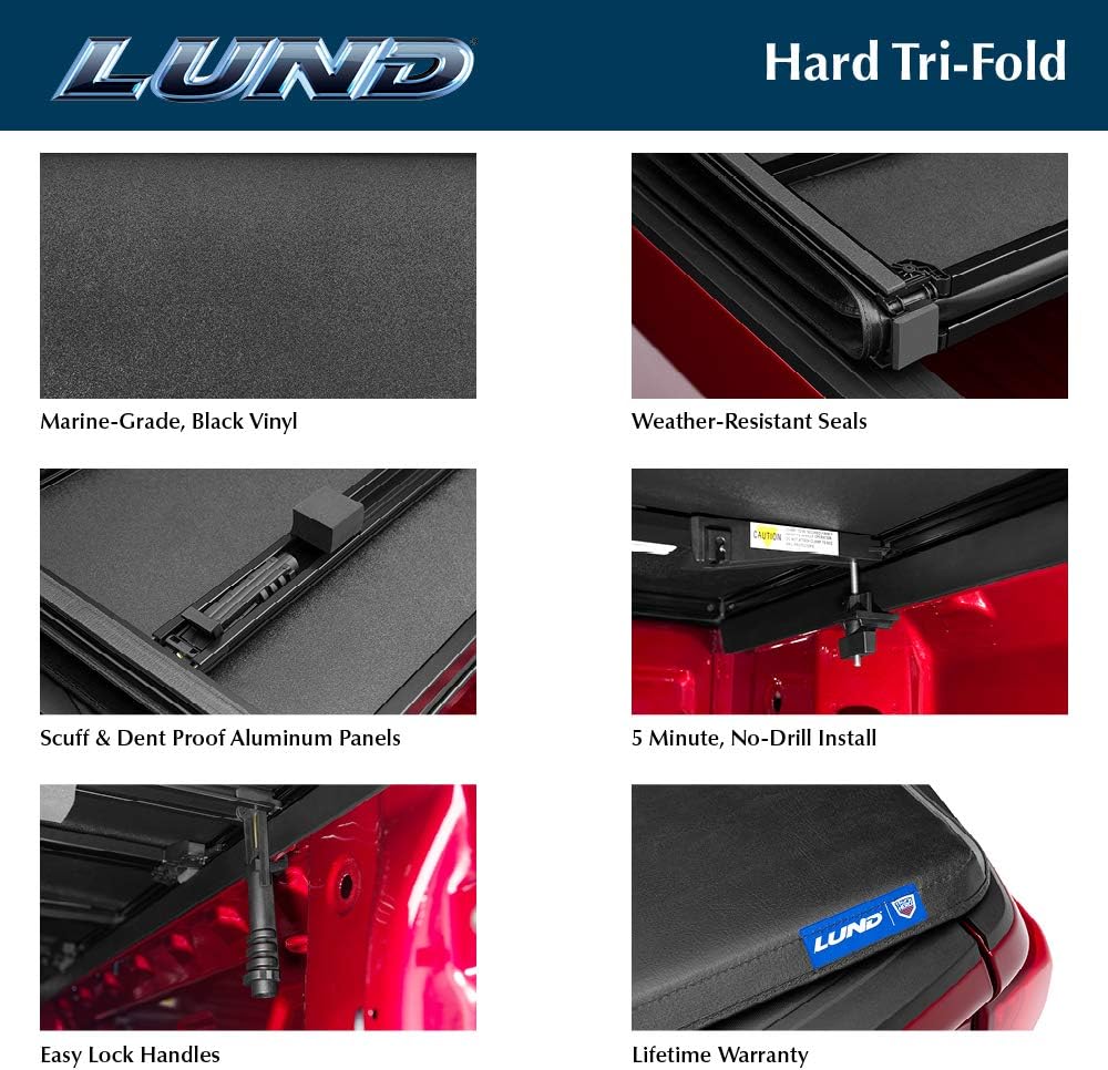 Hard Tri-Fold Folding Truck Bed Tonneau Cover B333