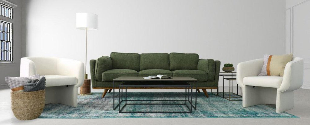Green Tweed Sofa G485016