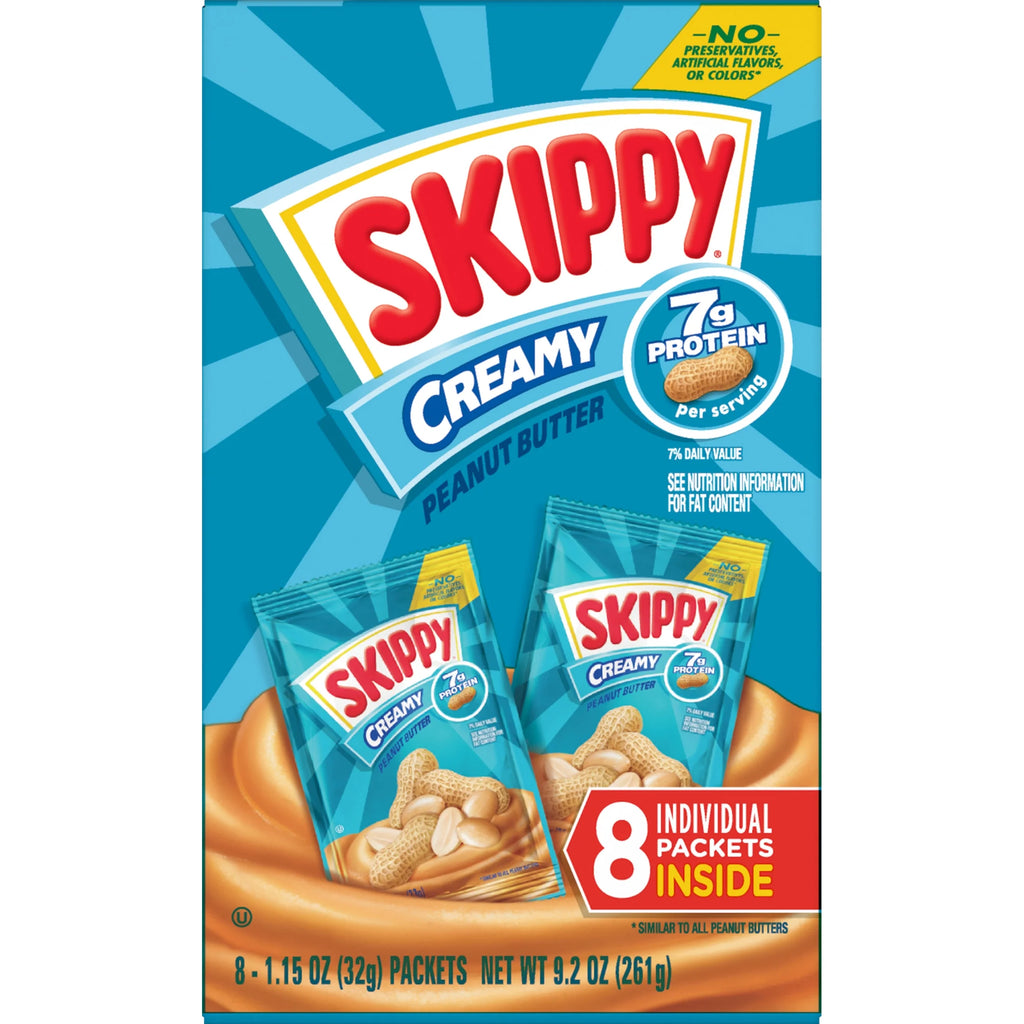 1.15 oz Creamy Peanut Butter Squeeze Packs (64 Pouches) G1607
