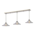 3-Light Island/Billiard Brushed Nickel V801