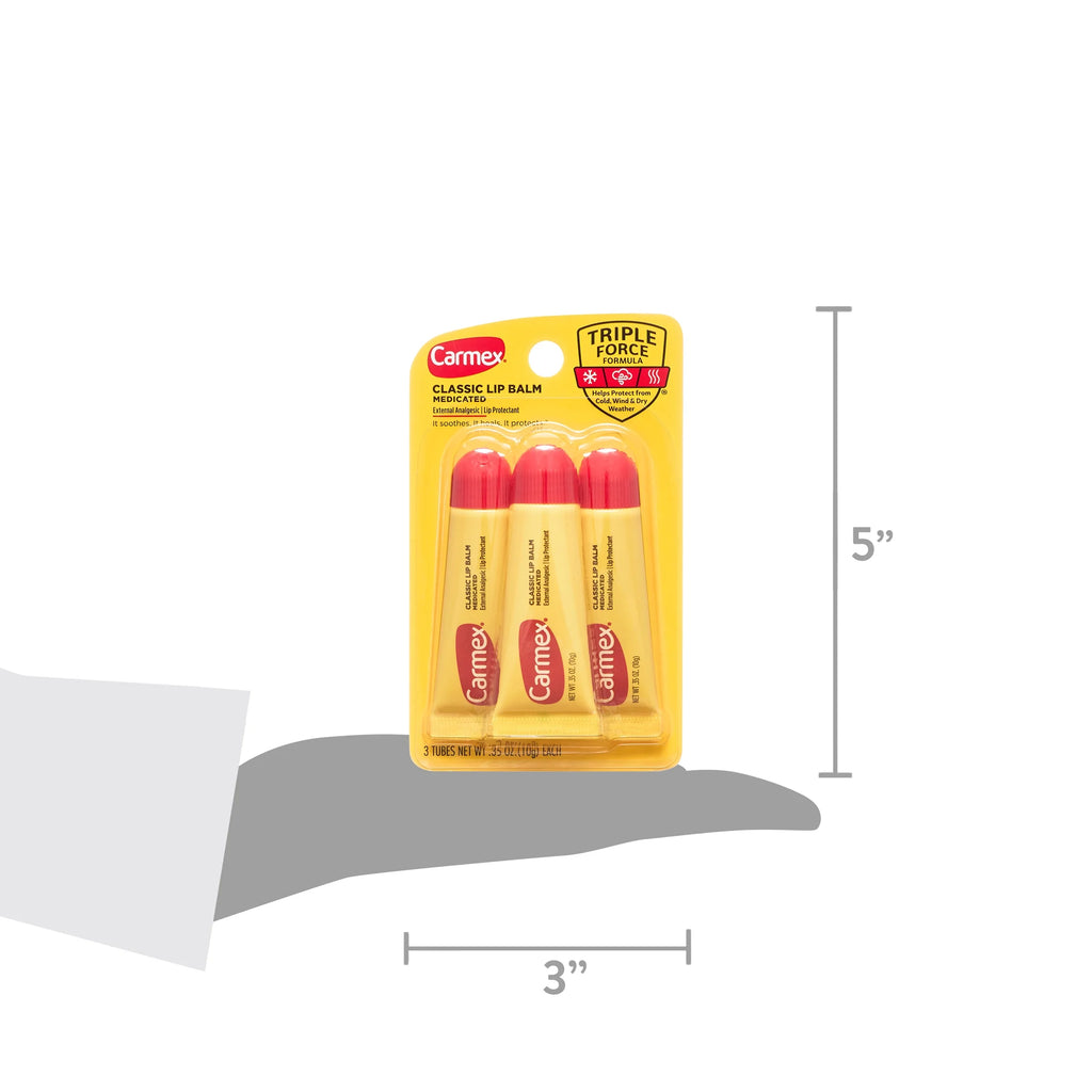 .35 oz Medicated Lip Balm Tubes, 36 Tubes G441