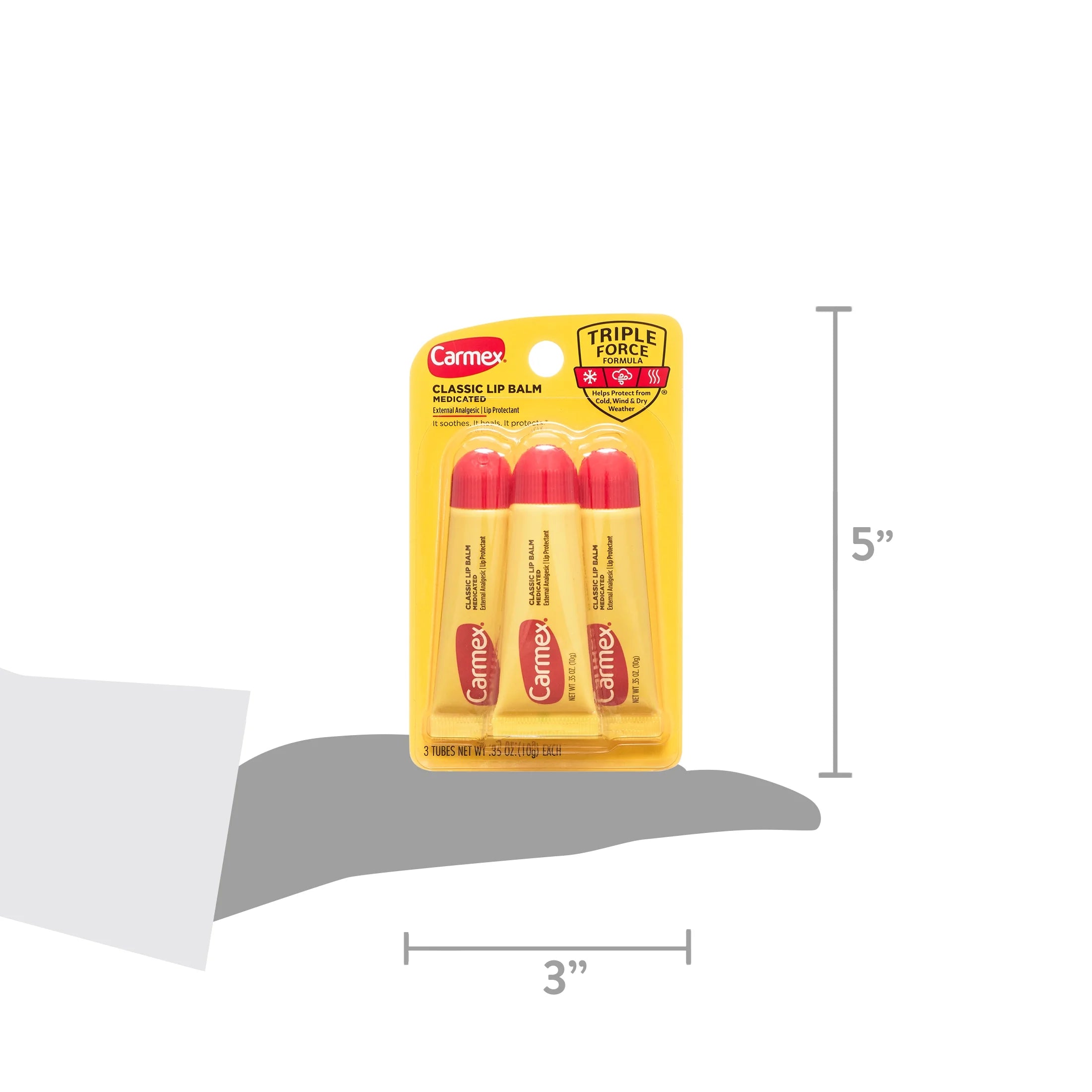 .35 oz Medicated Lip Balm Tubes, 36 Tubes G441