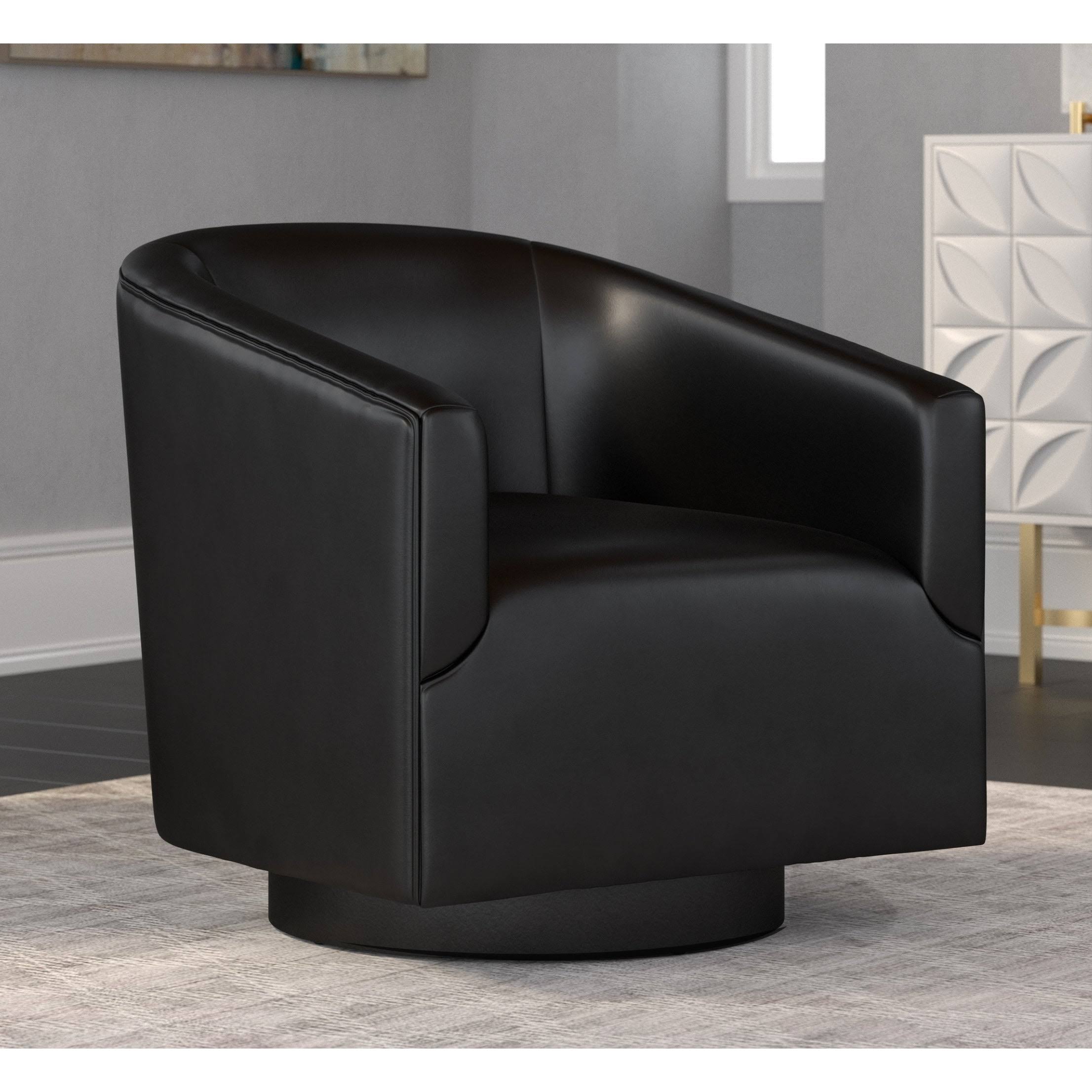 Black Swivel Chair W1074