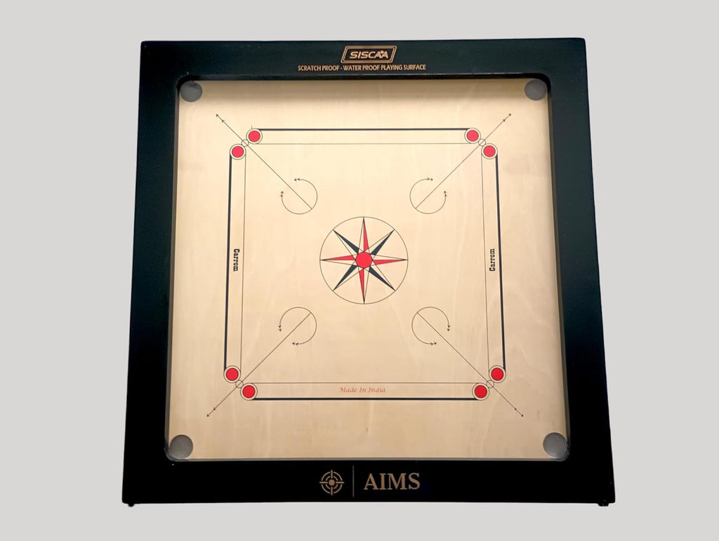 Full Size Carrom Board with Striker and Coins S217