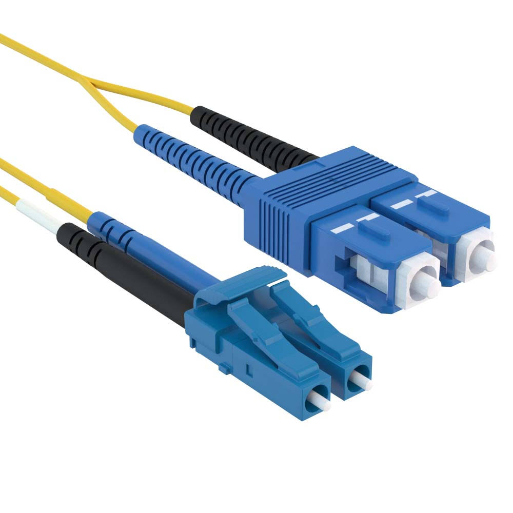 50m LC/SC Duplex 9/125 Single Mode Fiber Patch Cable Y438
