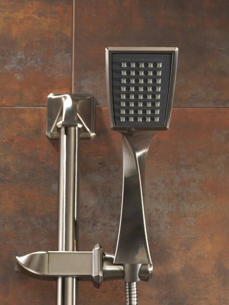 Brushed Nickel Slide Bar Handshower W90463
