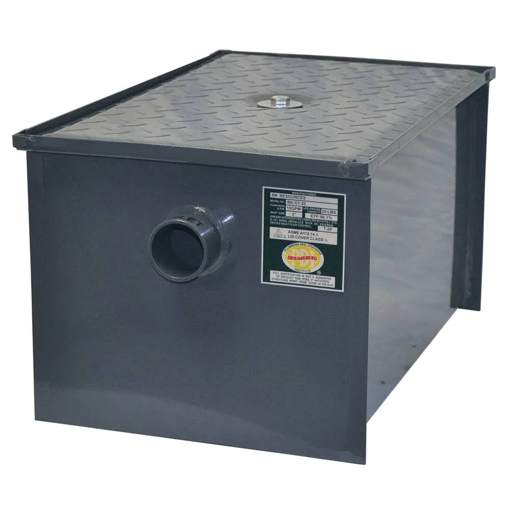 Carbon Steel Grease Traps 100 lbs. C9031