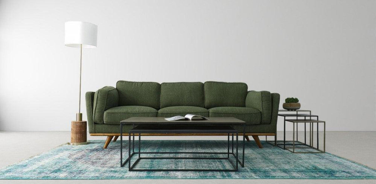 Green Tweed Sofa G485016