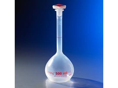 Vol Flask 100ml Plastic Class A PMP E49066