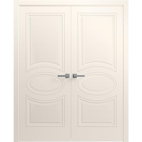 48 x 84 inches Solid French Double Doors X116