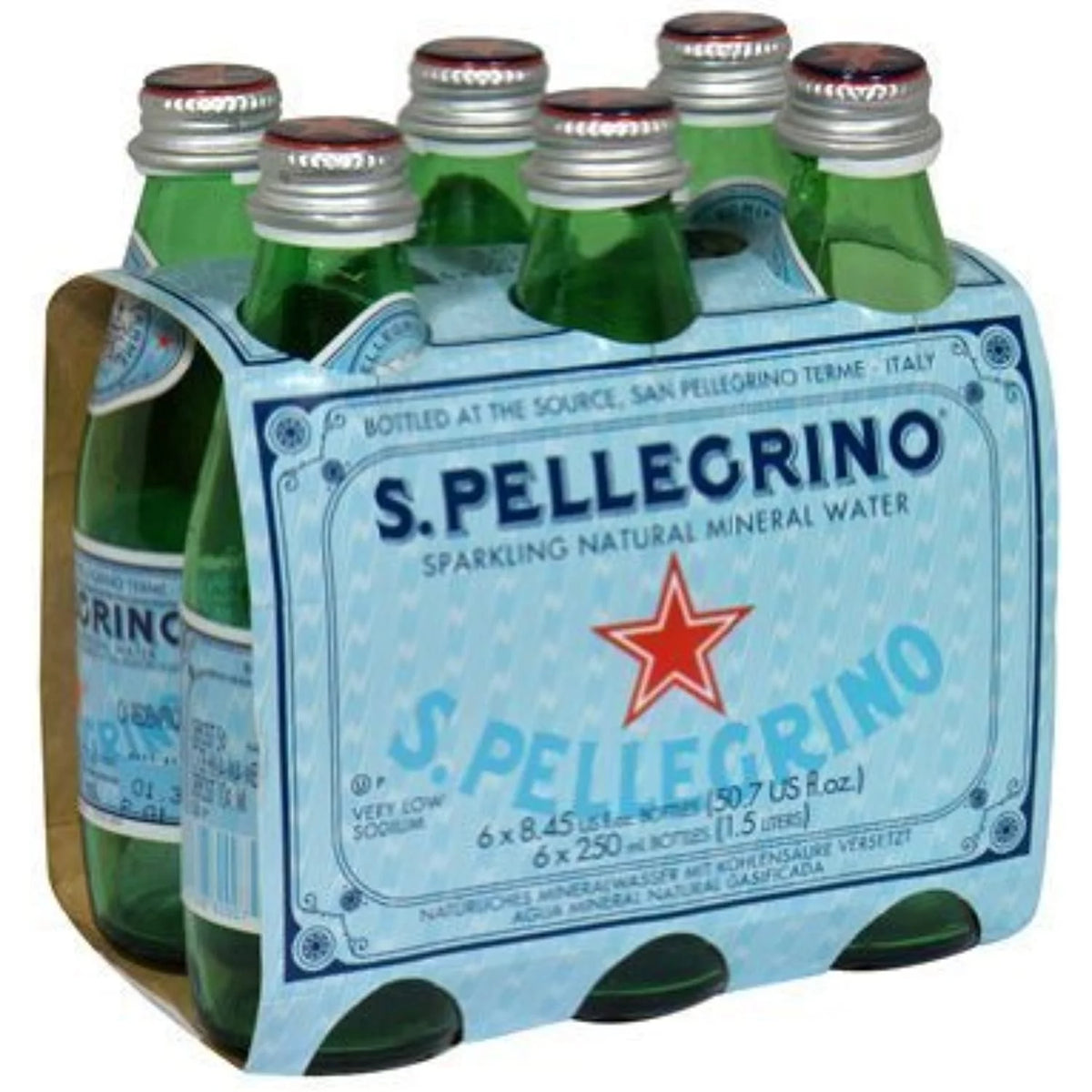 8.5 Ounce Sparkling Mineral Water (24 Glass Bottles) V23750