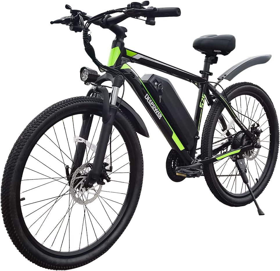 Electric Bike 500W 26" 48V 12.8Ah 21-Speed Front Fork Suspension S355