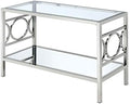 Chrome Metal Console Table H100886