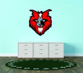Wall Decal Cat Head Lion Tiger Safari Jungle Sticker 20 Inches X 20 Inches E77271