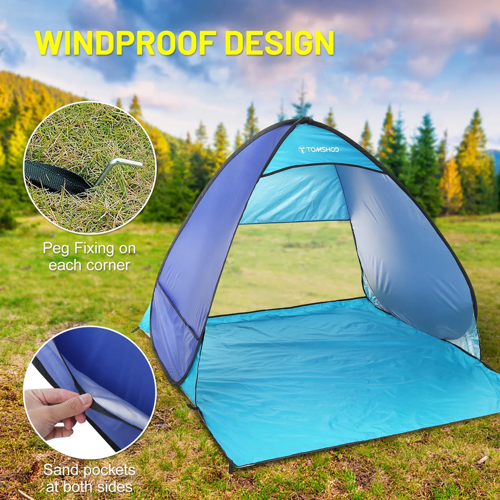 Pop Up Beach Tent with Carry Bag H75850