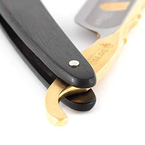 Carbon Ebony Steel Straight Razor T54002
