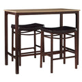 Rustic Brown Three Piece Pub Set A24967