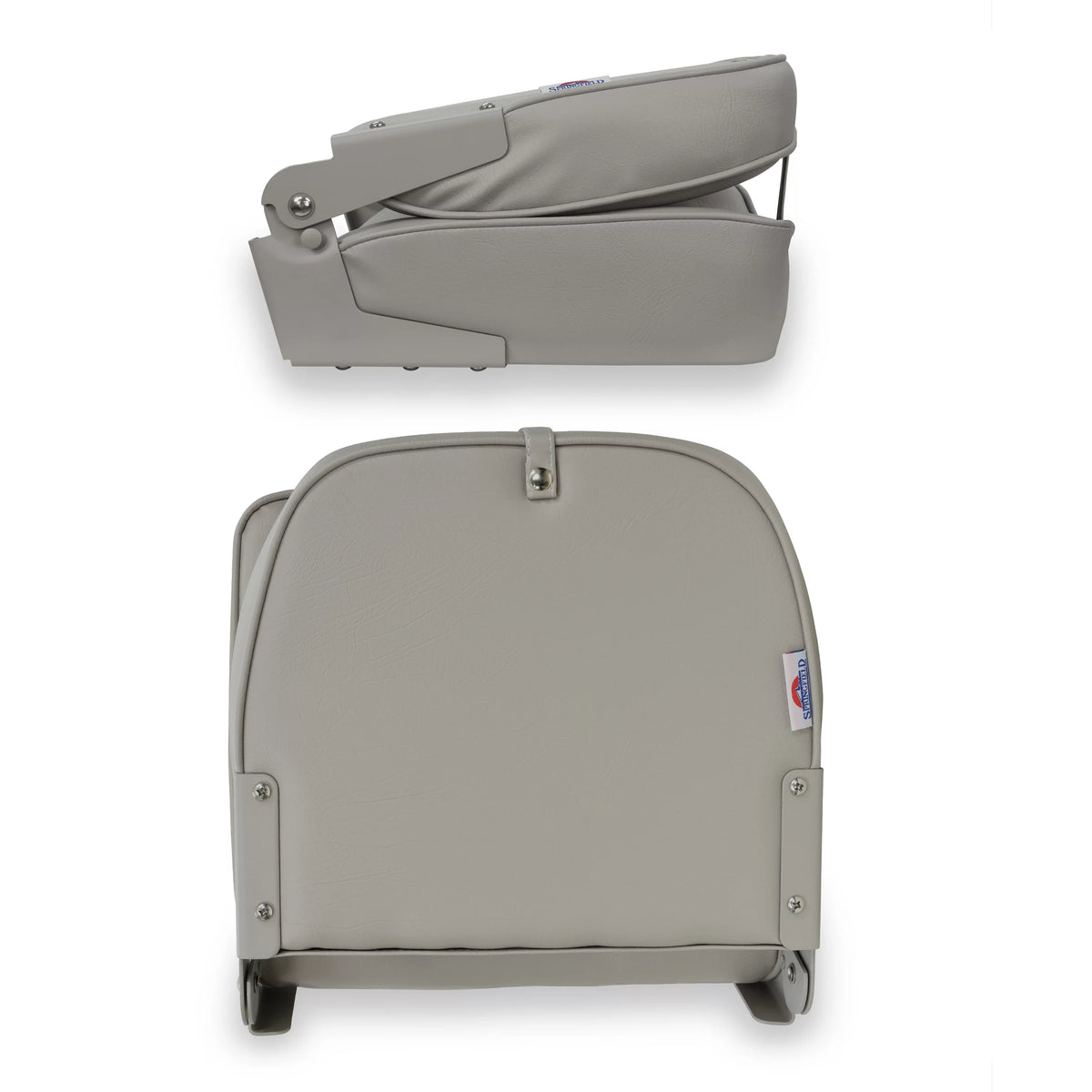 Gray 16" Folding Fishing Boat Seat Y83481