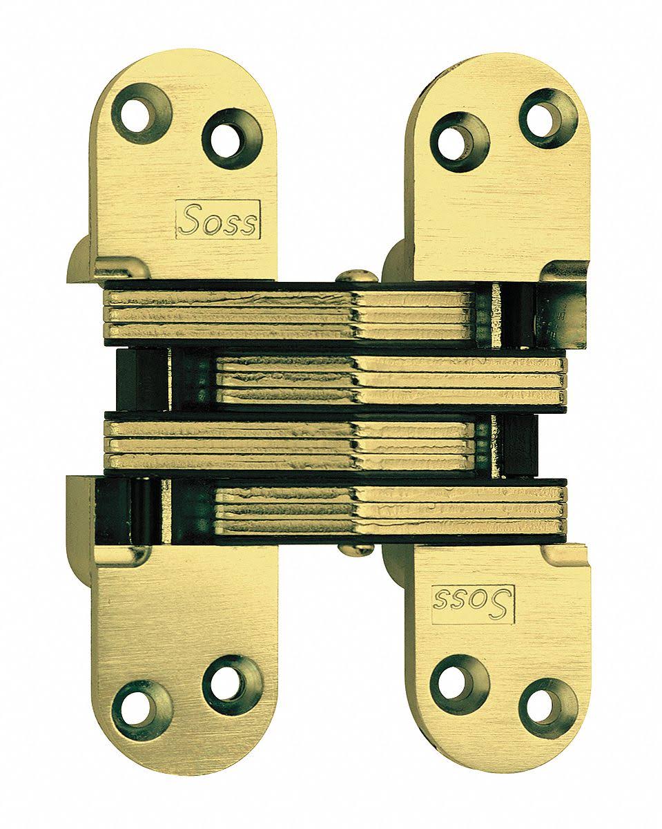 Invisible Hinge, Satin Brass J95079