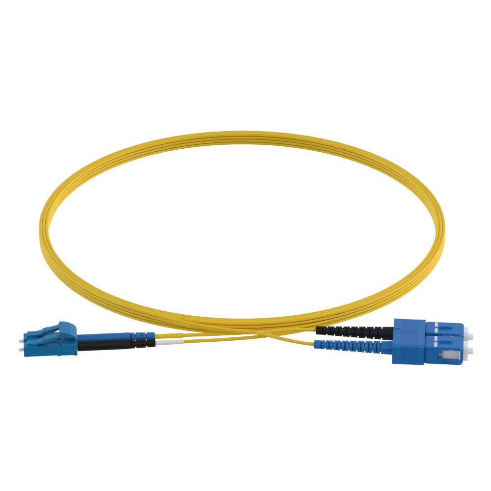 50m LC/SC Duplex 9/125 Single Mode Fiber Patch Cable Y438