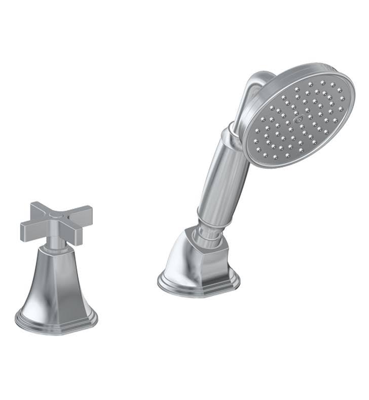 Polished Nickel Deck Mounted Handshower and Diverter Set C55398