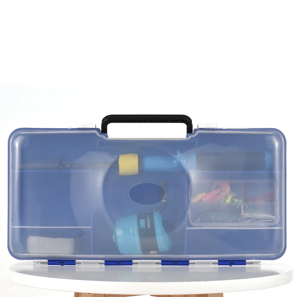 Fishing Rod and Reel Combo Set with Tackle Box for Kids U31657