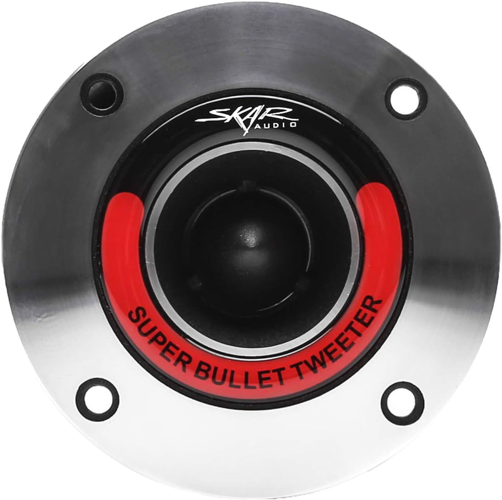 1.75-Inch 400 Watt Aluminum Bullet Super Tweeters, Pair Pack of 2 L8278