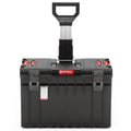 Black Plastic Wheels Lockable Tool Box Cart T404