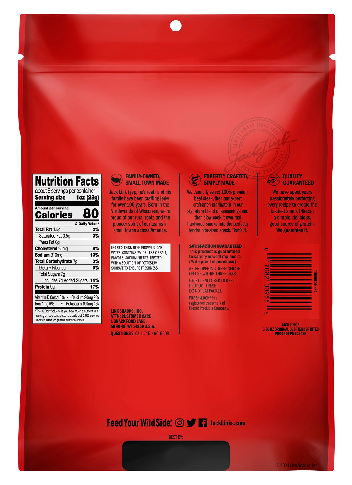 5.85oz Beef Tender Bites B743