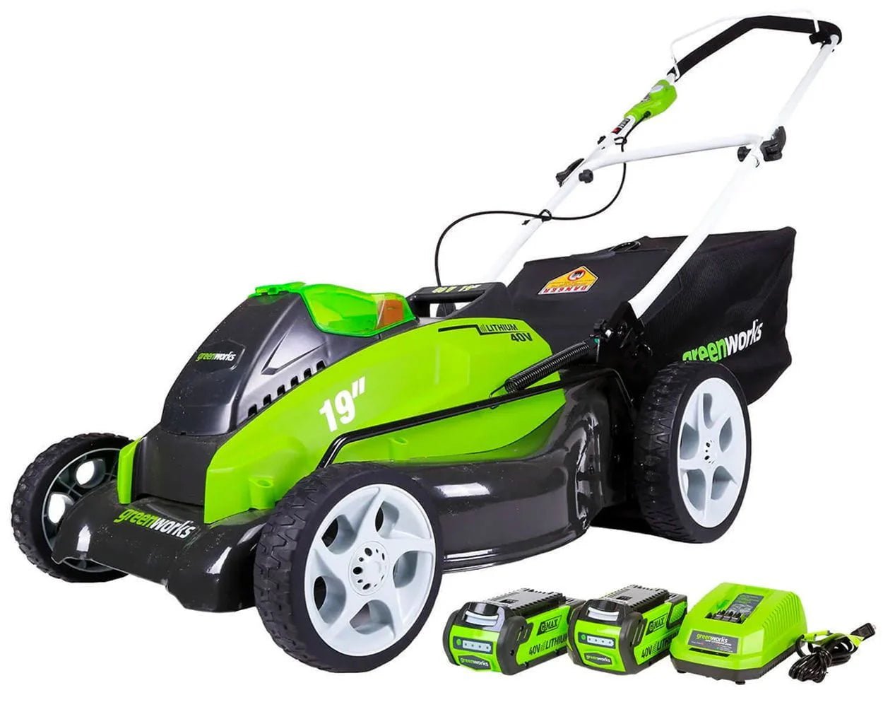 40V Brushless Walk-Behind Lawn Mower with 4.0 Ah Battery & Charger N6893