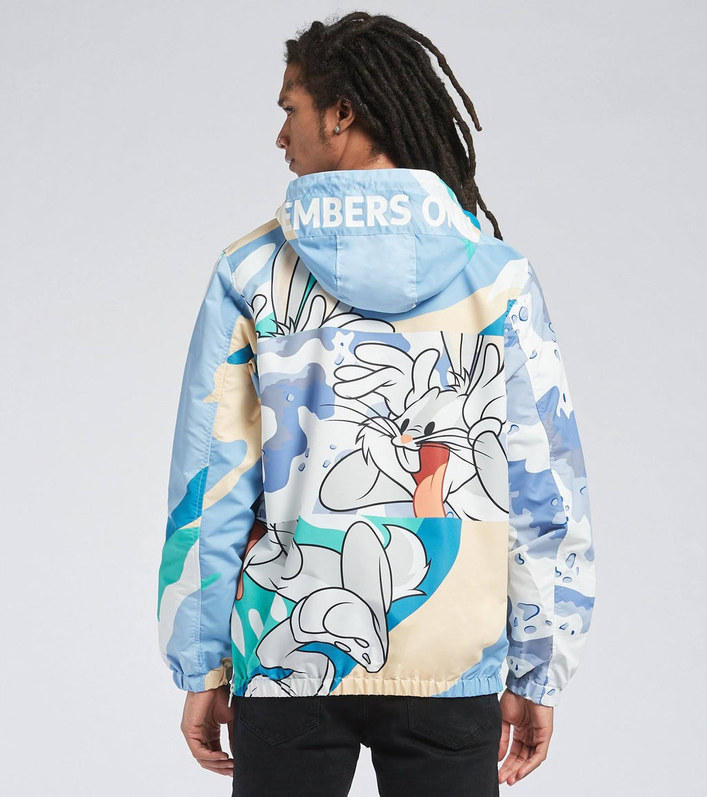 Camo Popover Windbreaker F3483