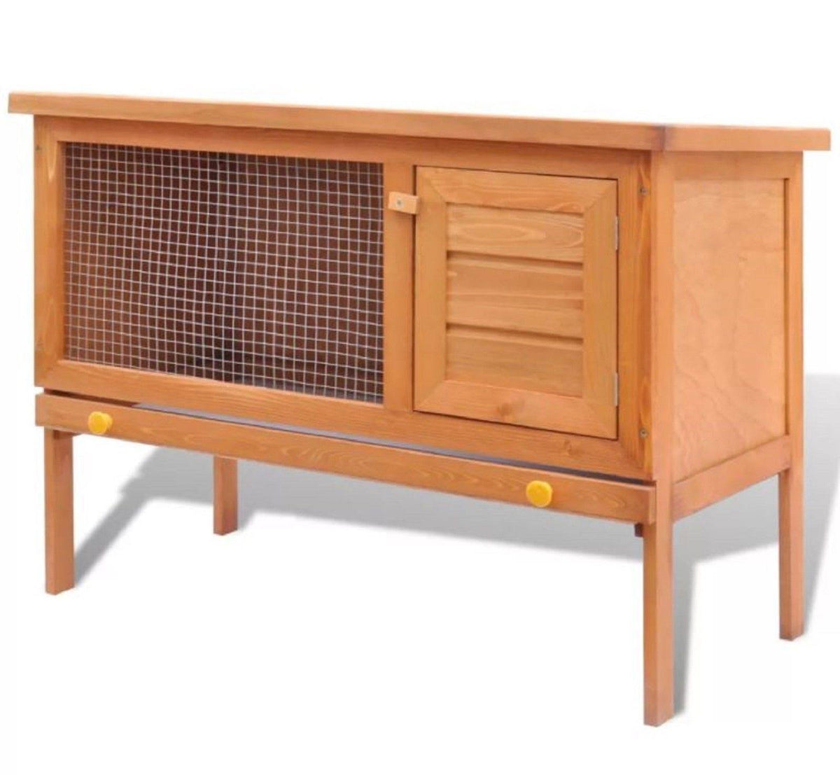 Wooden Rabbit Hutch Pet Cage T70354