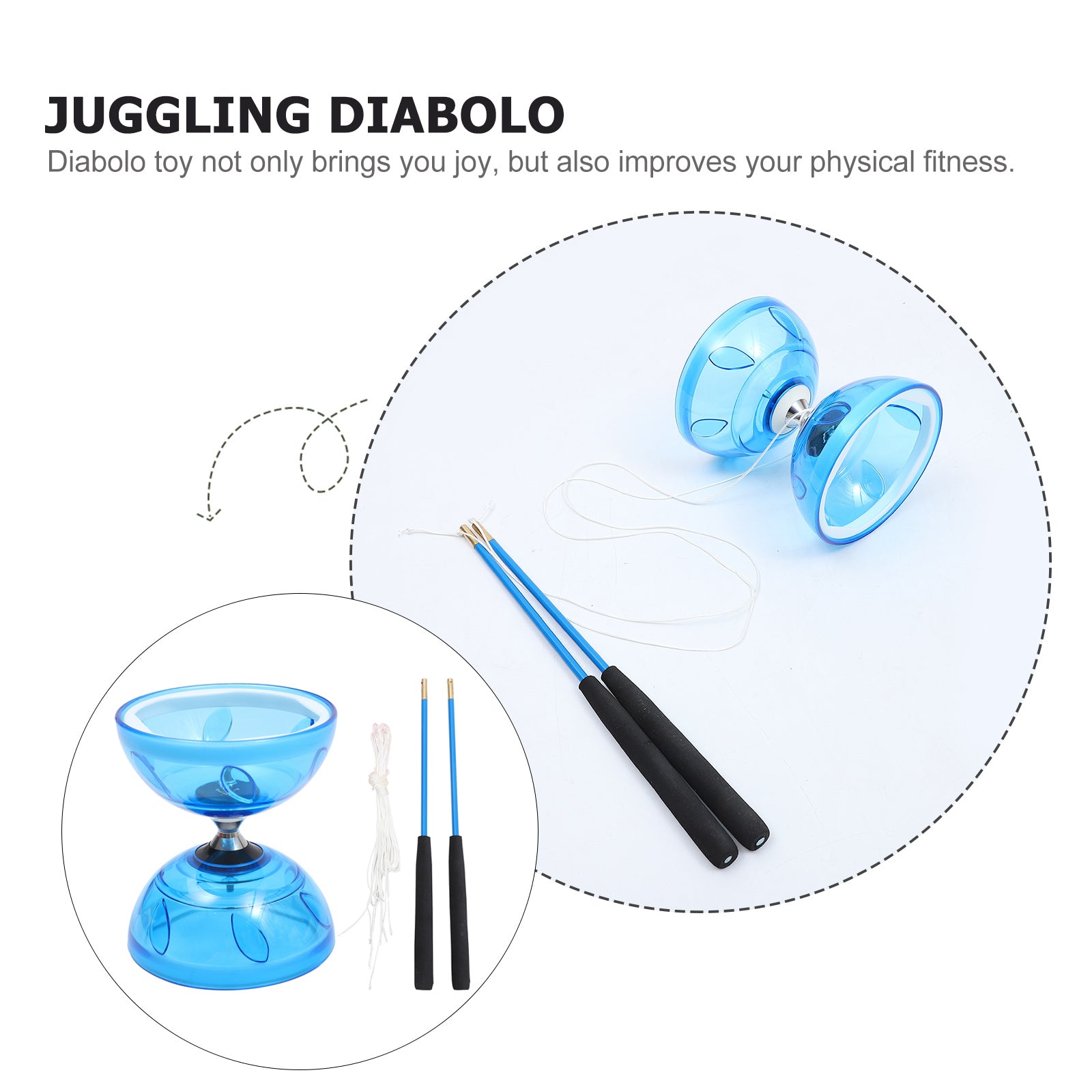 Plastic Diabolo Toy Set T426