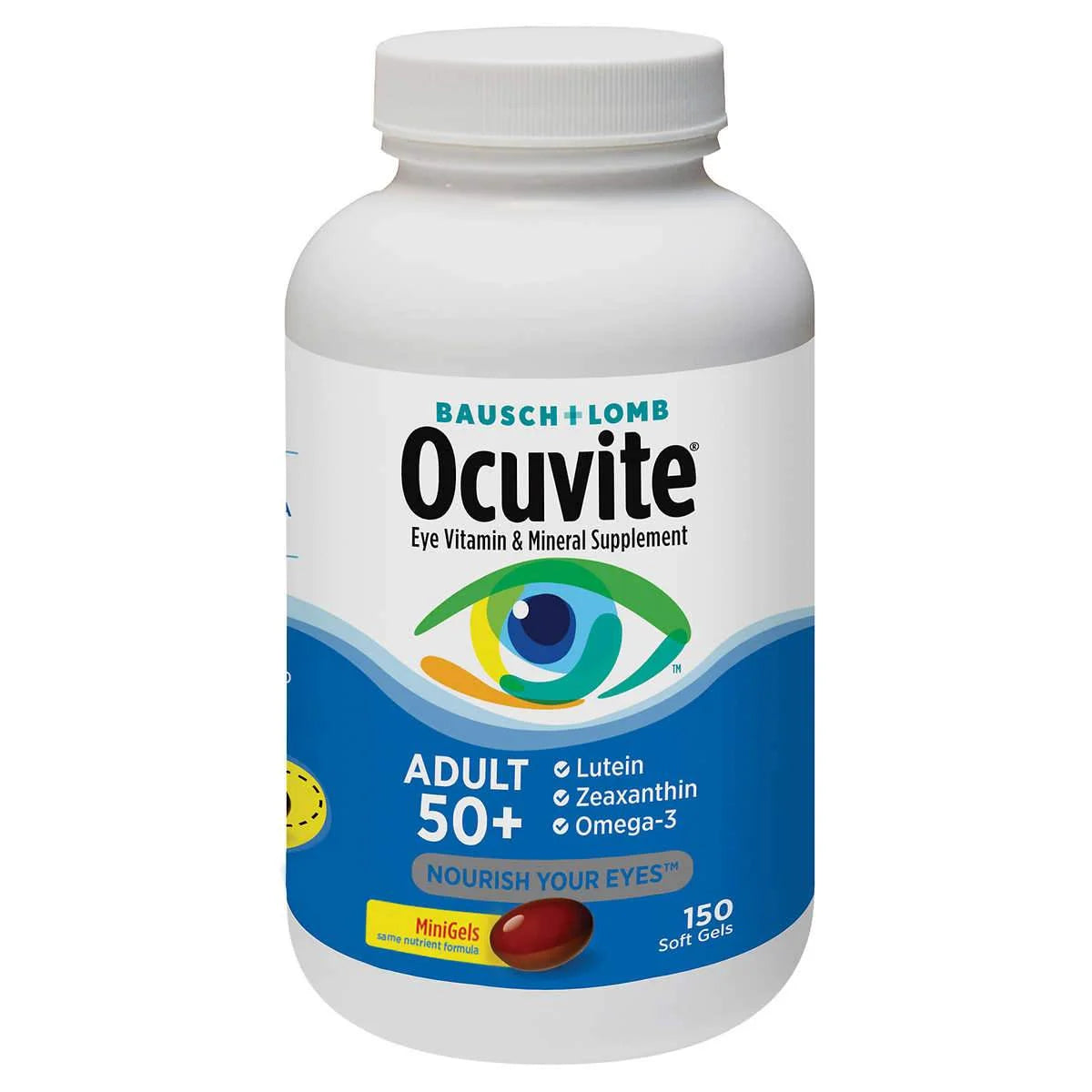 150 Softgels Eye Vitamin & Mineral Supplement I33407