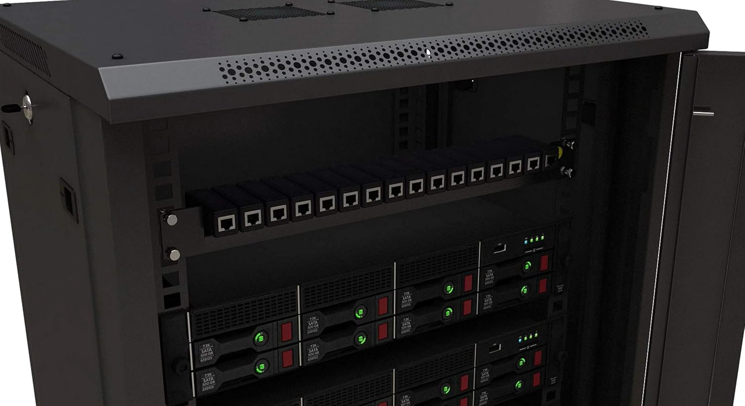 16 Port PoE+ Gigabit Ethernet Surge Protector 1U RackMount P153