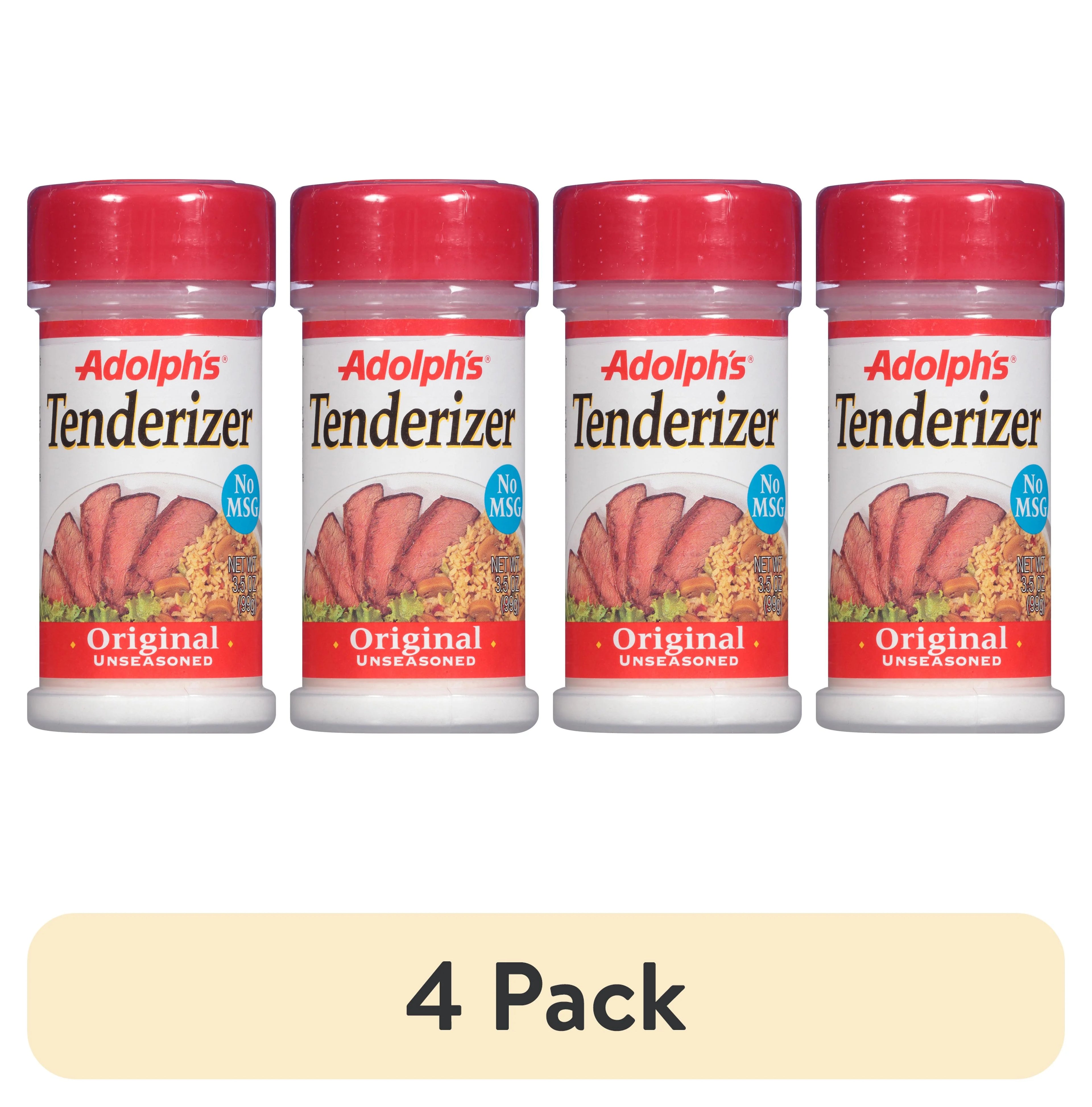 (4 pack) Unseasoned Tenderizer, 3.5 oz Mixed Spices & Seasonings T185728