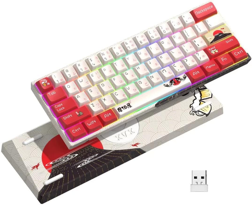 60% Wireless Mechanical Keyboard with RGB Backlit I787