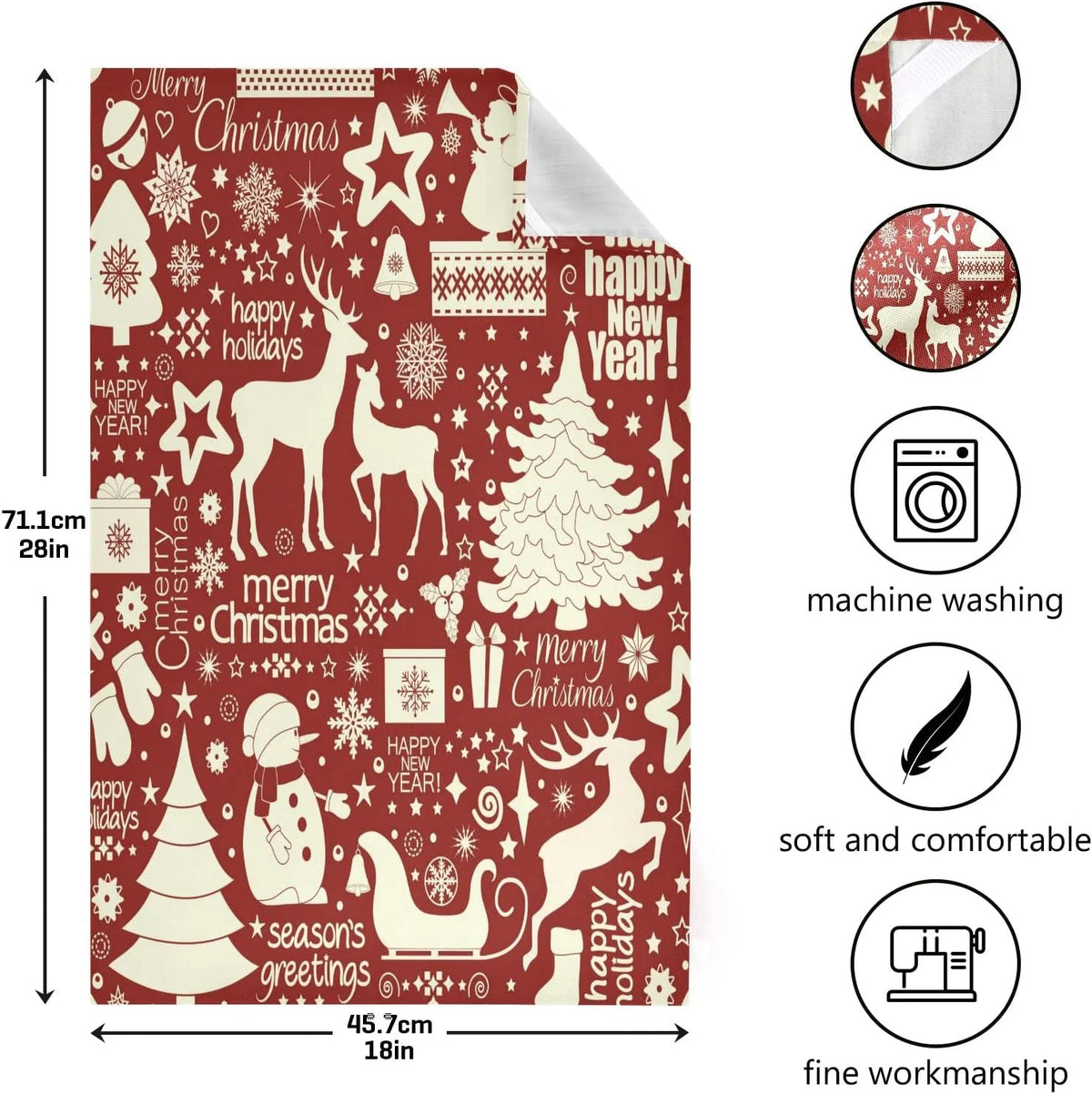 6Pcs Kitchen Dish Towel Set I277