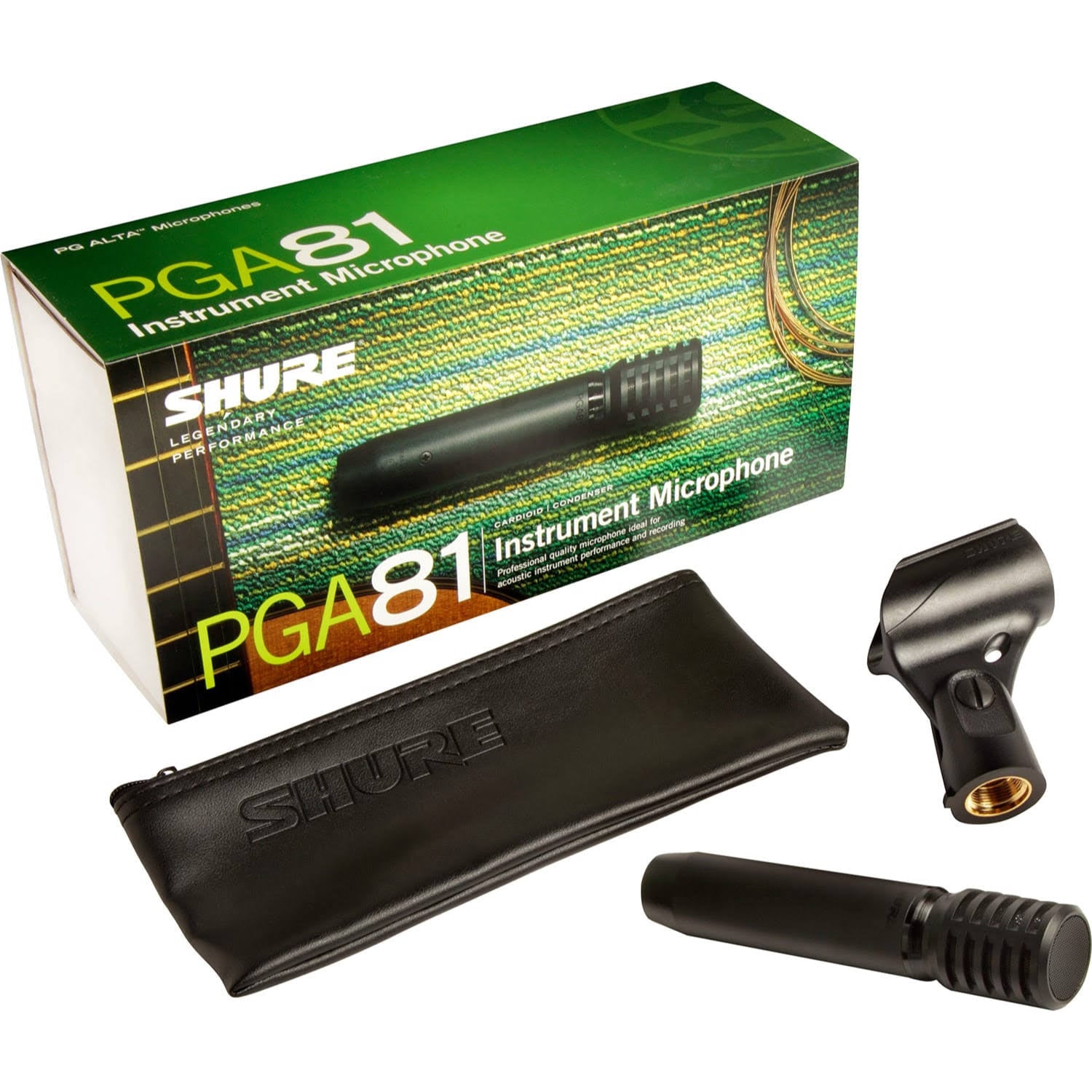 Black Metallic Cardioid Microphone G74952