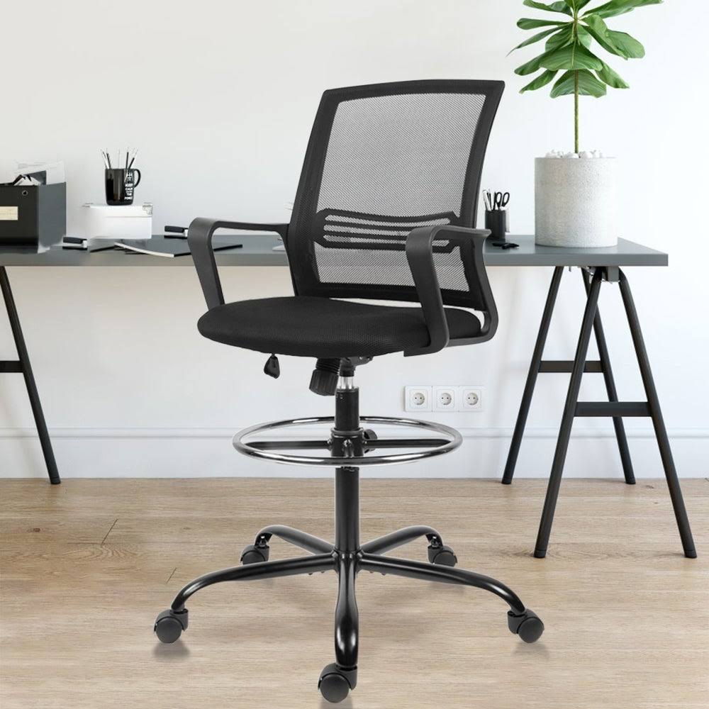 Black Adjustable Height Swivel Task Chair F36394