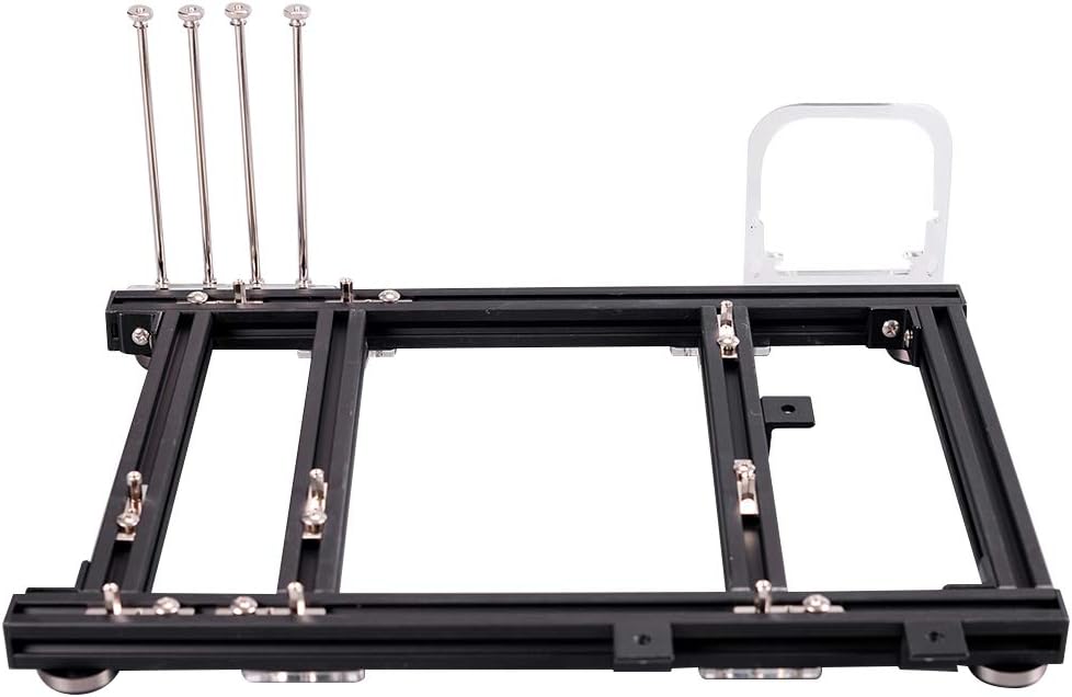 Black Aluminum Open Air PC Test Bench Pack of 2 A984