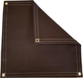 Brown Polyester Canvas Tarp 12 Ft. X 15 Ft. 14.5 Oz. T458