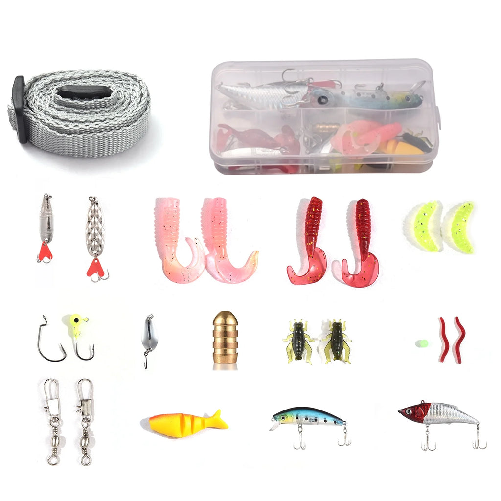 Fishing Rod and Reel Combo Set with Tackle Box for Kids U31657