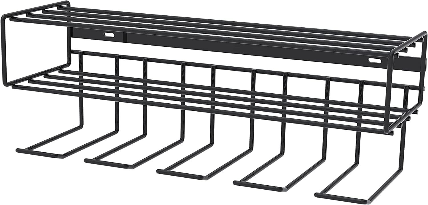 Heavy Duty Floating Tool Shelf 4-Pack Wall Mounted Steel Storage Rack W2023