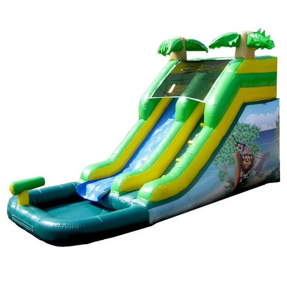 Inflatable Slide with Splash Pool J7459