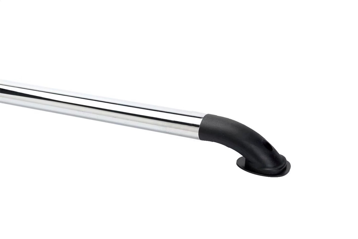 Pop Up Nylon Oval Lockers Side Bed Rail, Stainless Steel, Pair O9730