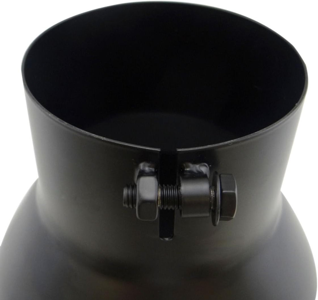 Black Stainless Steel Slant Cut Exhaust Tip Pack of 2 I699