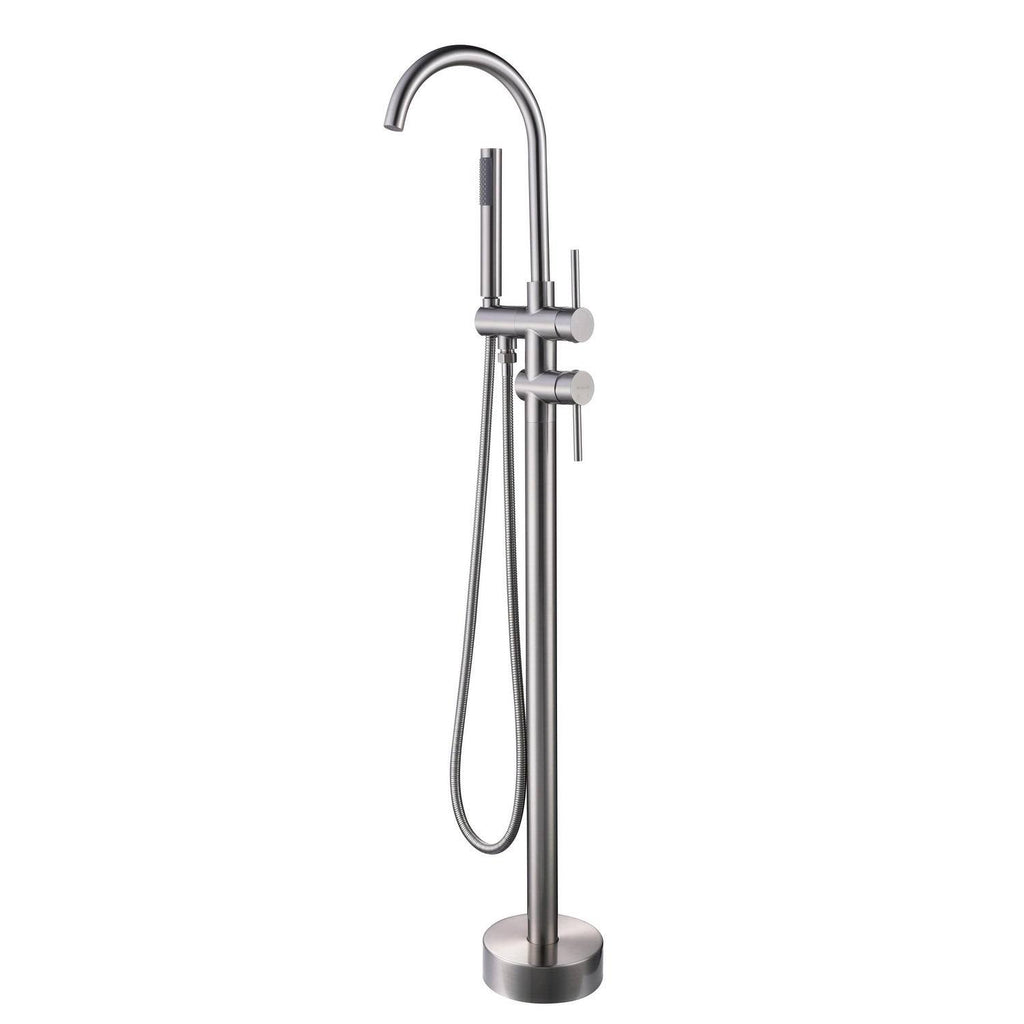 Bronze Floor Mounted Tub Filler Y527