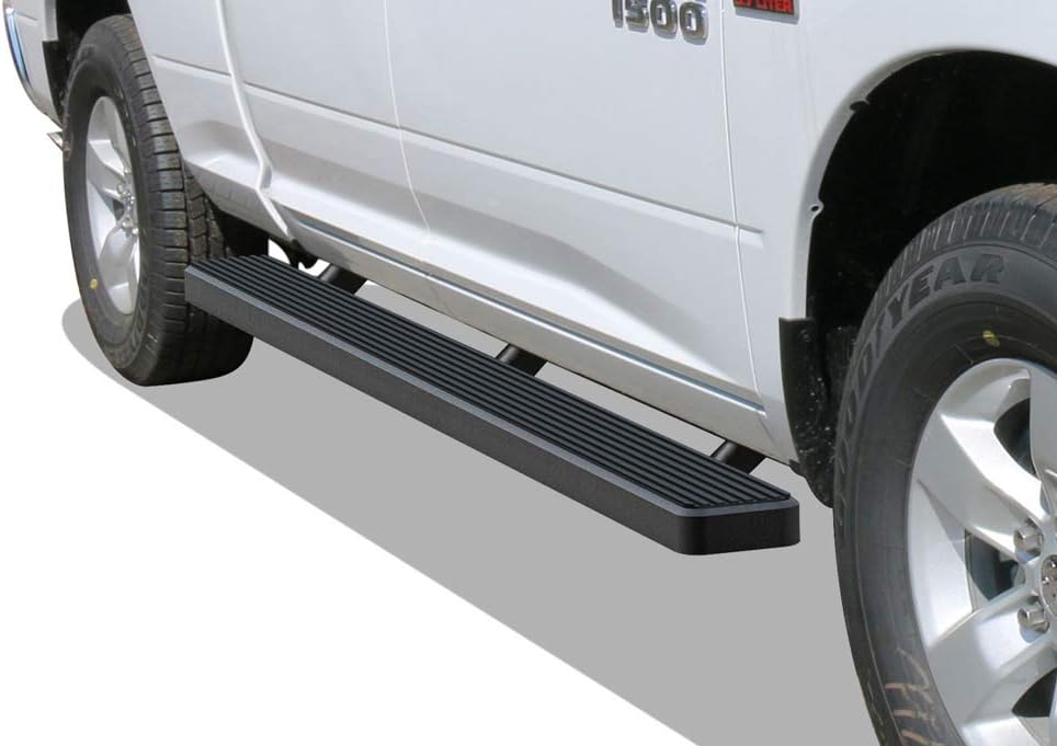 6in Black Running Boards P538