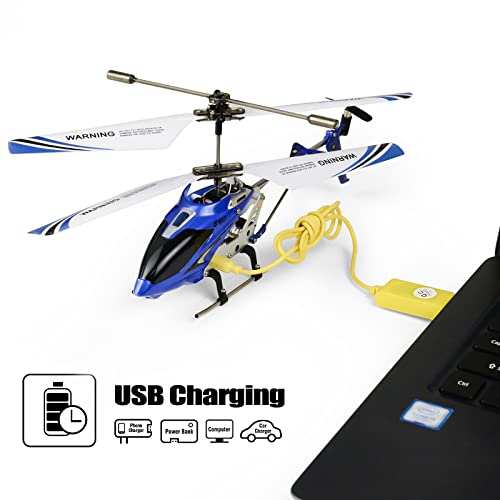 Blue 3.5 Channel Mini RC Helicopter N710563